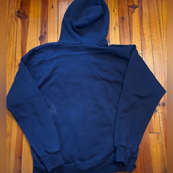 Vintage 90s Notre Dame Hoodie Sweatshirt Made in USA - Picture 7 of 9